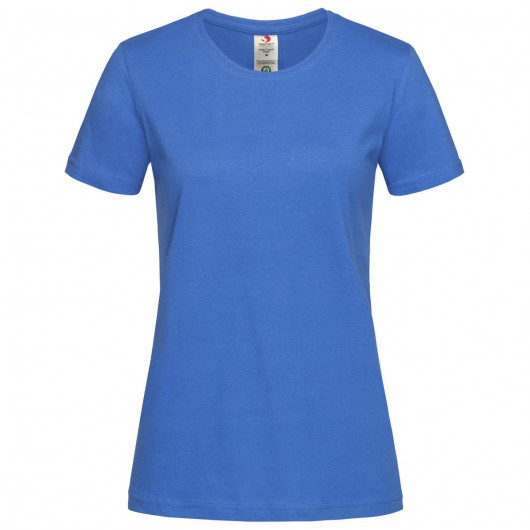 Womens Classic-T Organic Crew Neck Bright Royal